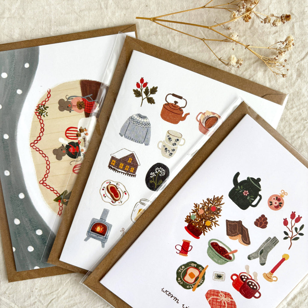Warm Wishes | Kort med konvolutt