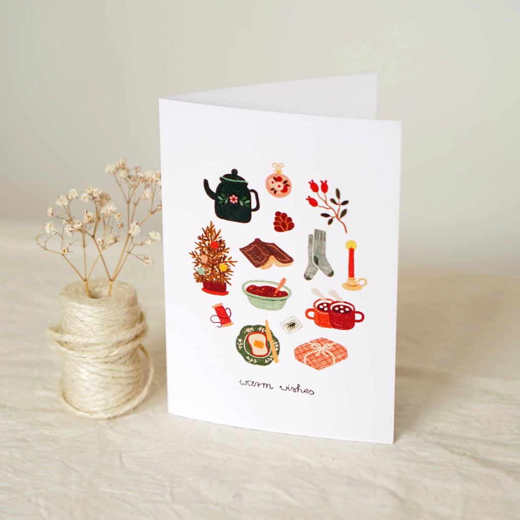Warm Wishes | Kort med konvolutt