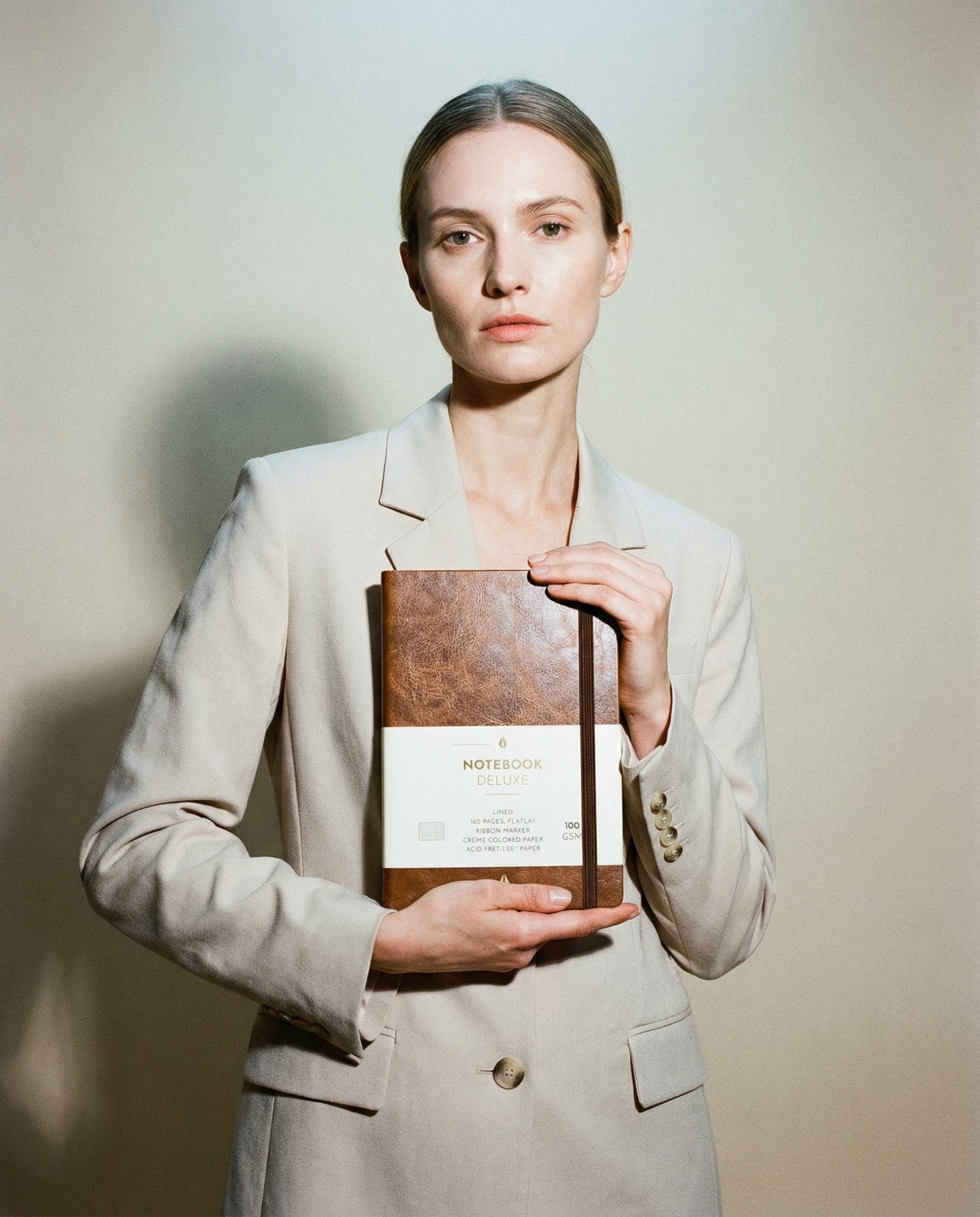 Notatbok BURDE Deluxe B5 cognac