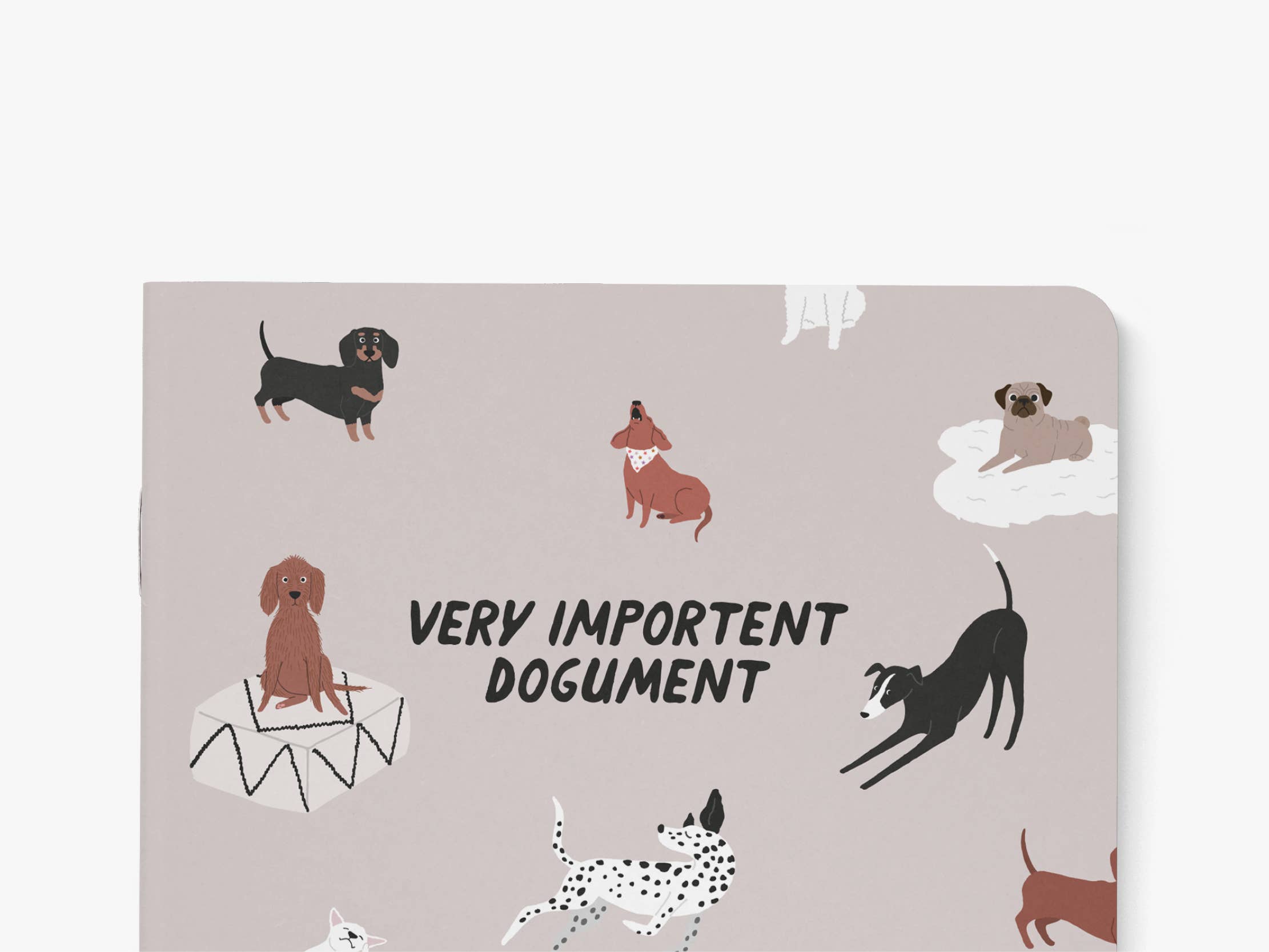 Notatbok "Very important DOGument"