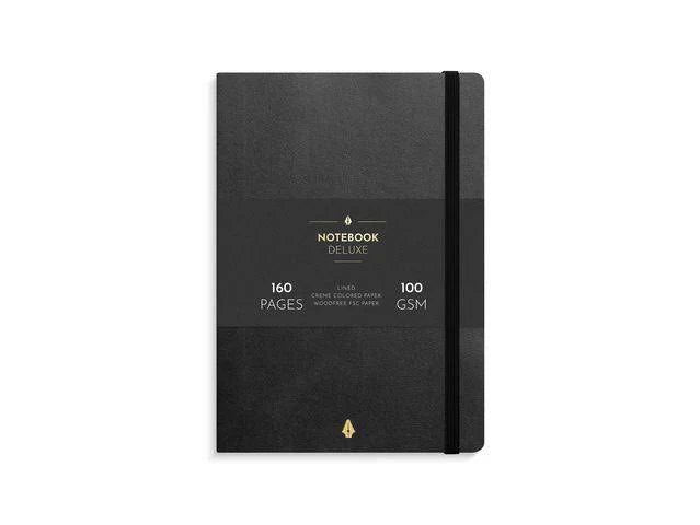 Notatbok BURDE Deluxe A5 sort